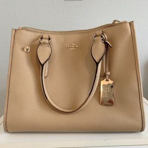 Coach purse - nude